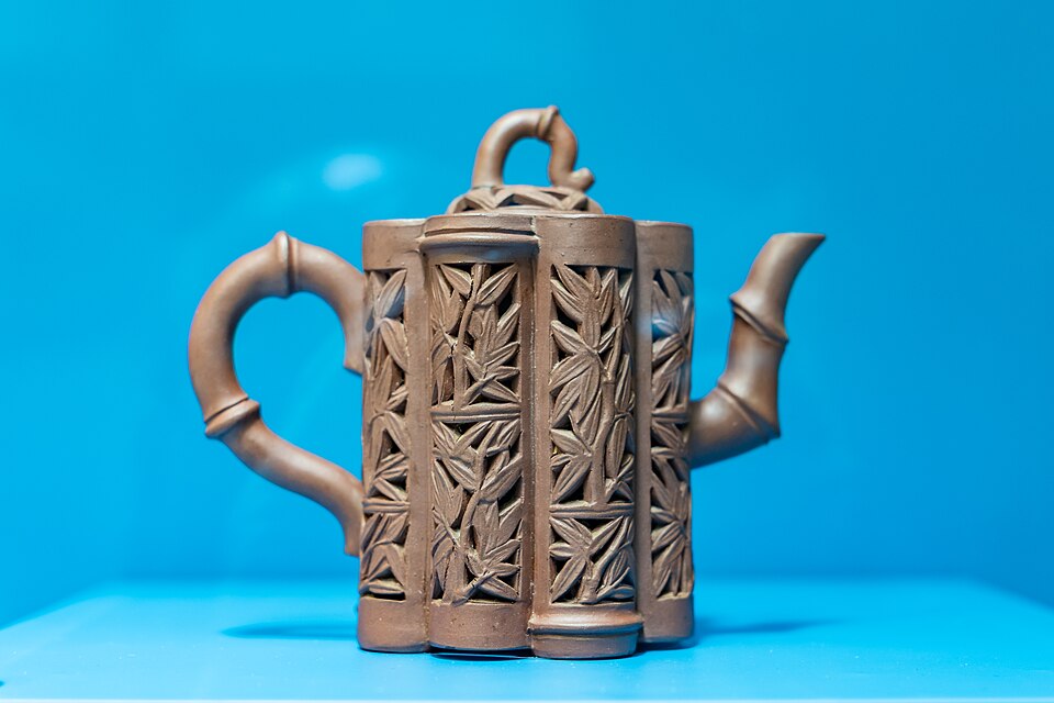 An 18th-century Yixing teapot held by the Asian Civilisations Museum, not the Yixing museum